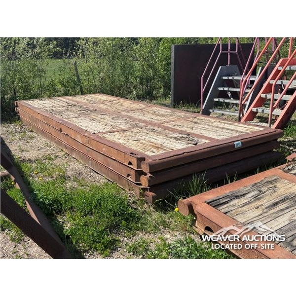 (3) 8 X 20 FT. STEEL RIG MATS