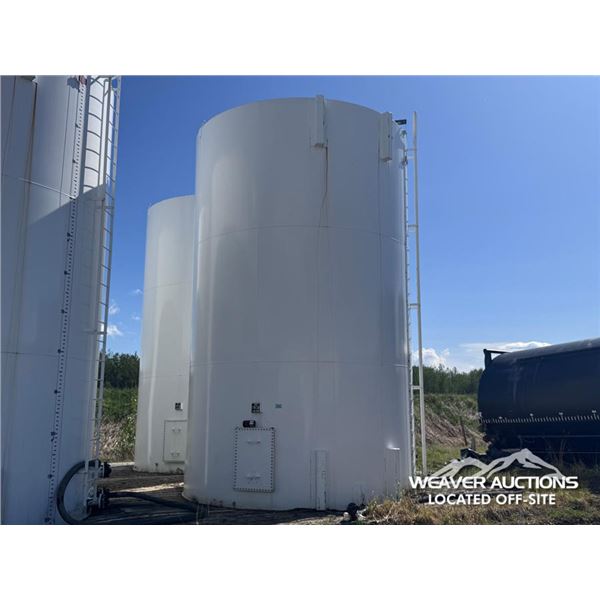 2012 WESTERN 750 BBL LINED OILFIELD TANK