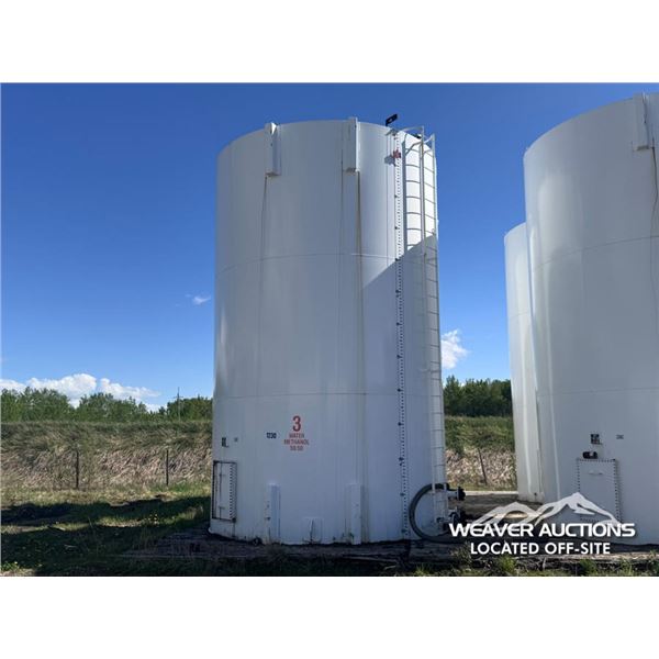 2012 WESTERN 750 BBL LINED OILFIELD TANK