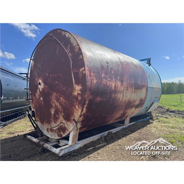 1986 GLM 400 BBL SKIDDED OILFIELD TANK