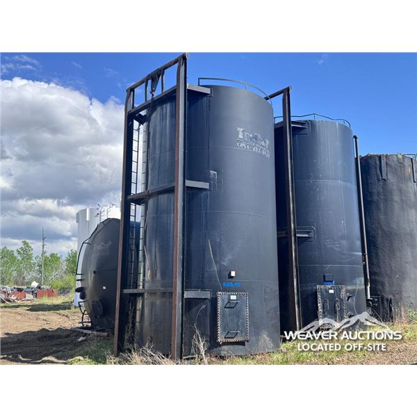 1998 ARON 400 BBL SKIDDED OILFIELD TANK