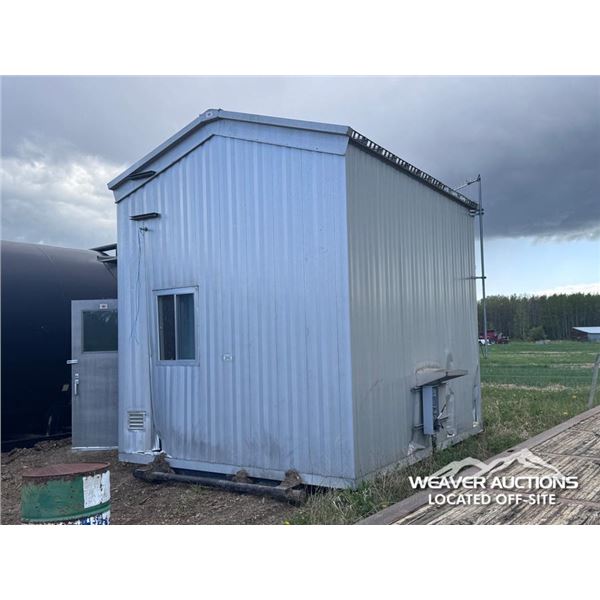 12 X 16 FT. WIRED & INSULATED SKIDDED BUILDING