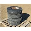 Image 2 : MISC 8-R14.5 TIRES AND RIMS