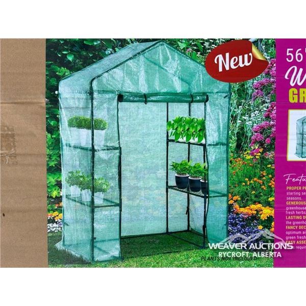 56 X 30 X 76 IN. GREENHOUSE