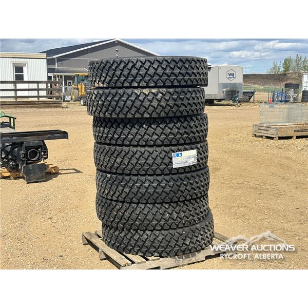 (7) 11R22.5 KAPSEN TRUCK TIRES