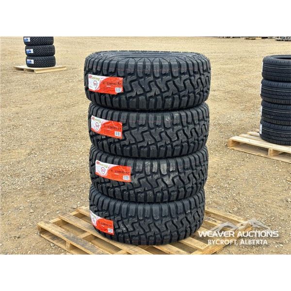 (4) MILEKING 33X12.50R17 TIRES