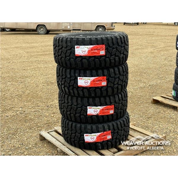 (4) MILEKING 33X12.50R20 TIRES