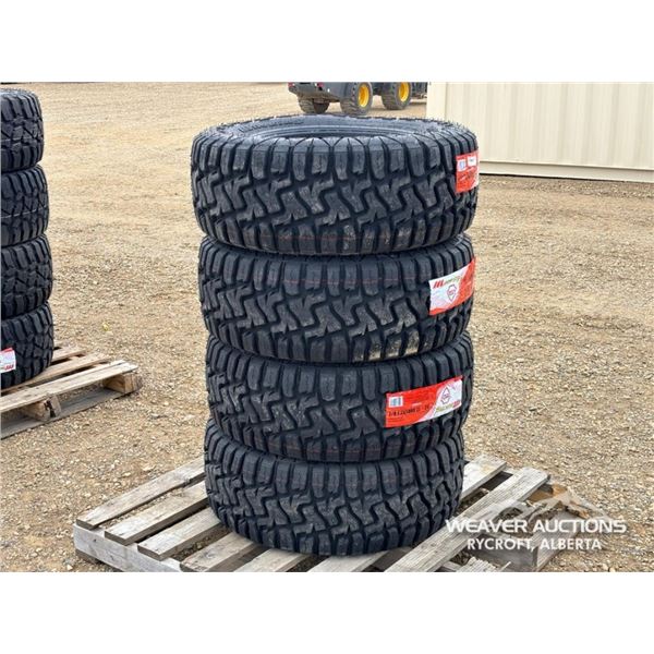 (4) MILEKING 33X12.50R17 TIRES