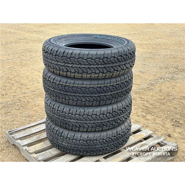 (4) COMPASAL 245/75R17 TIRES