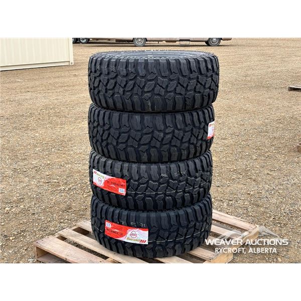(4) MILEKING 33X12.50R18 TIRES