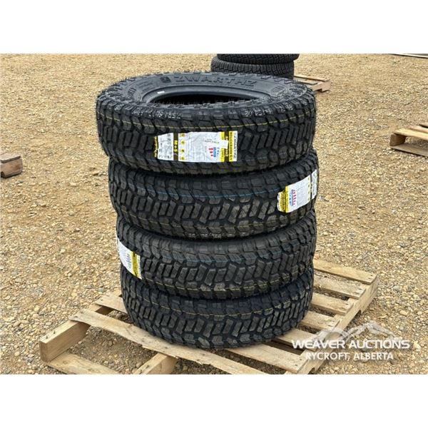 (4) ZWARTHZ 245/75R16 TIRES