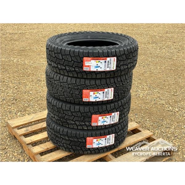 (4) MILEKING 235/65R17 TIRES