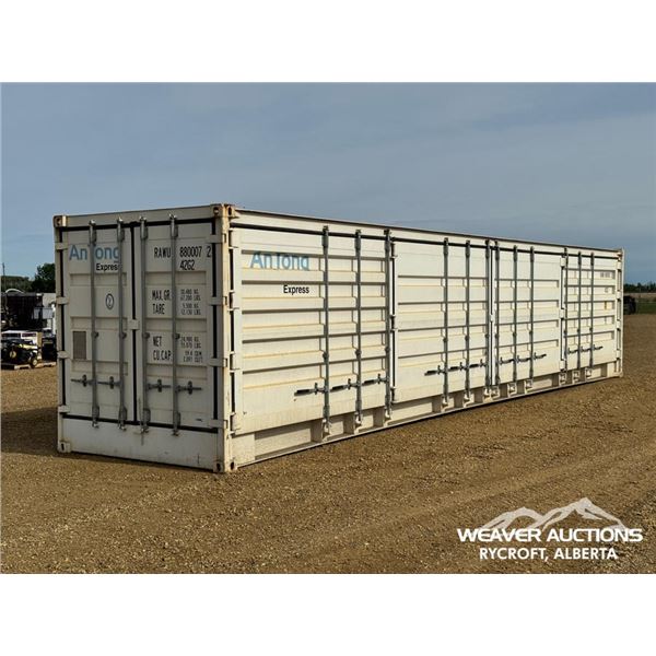 2017 8 X 40 FT. MULTIDOOR SHIPPING CONTAINER