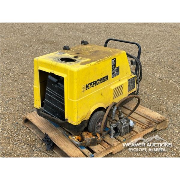 HOT WATER PRESSURE WASHER & 2 INGERSOLL AIR GUNS