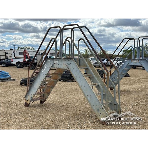 ALUMINUM WALK OVER STAIRS