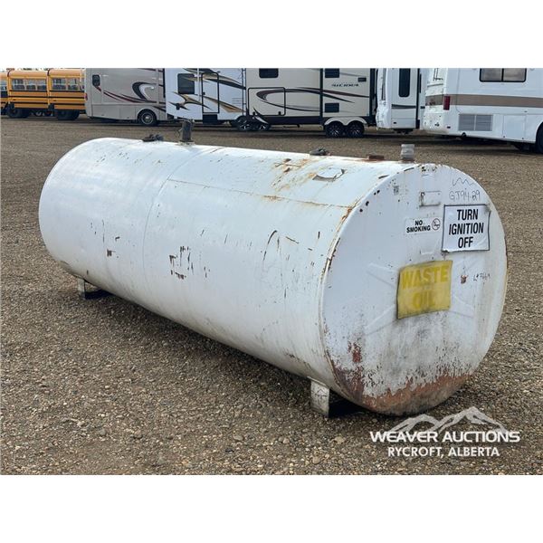 1000 GALLON WASTE OIL TANK