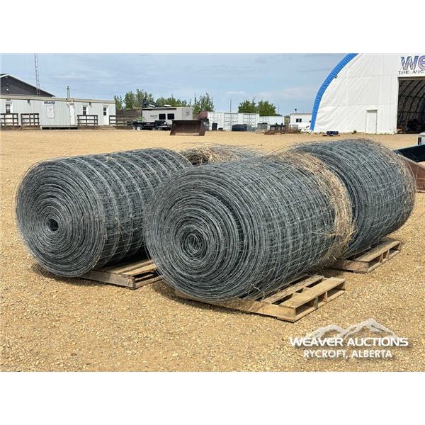 (4) ROLLS BUFFALO PAGE WIRE