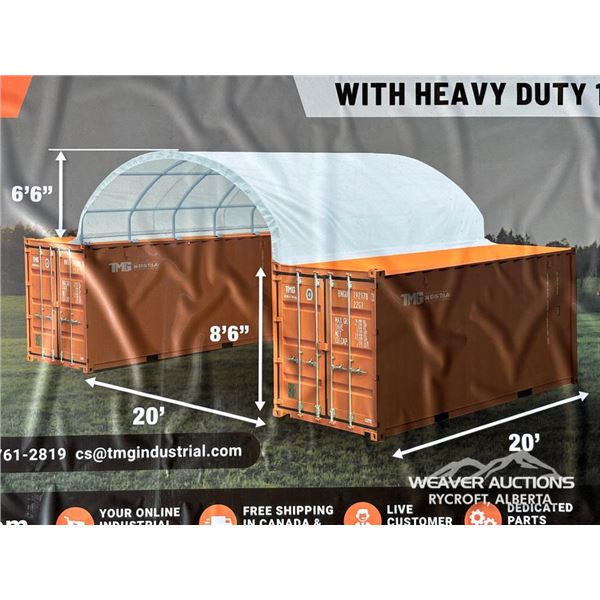 TMG 20 X 20 FT. CONTAINER SHELTER