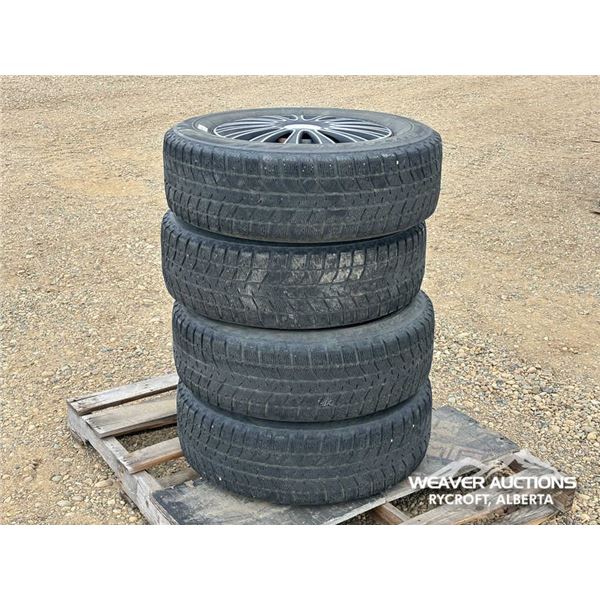 (4) BRIDGESTONE 235/65R17 TIRES AND RIMS