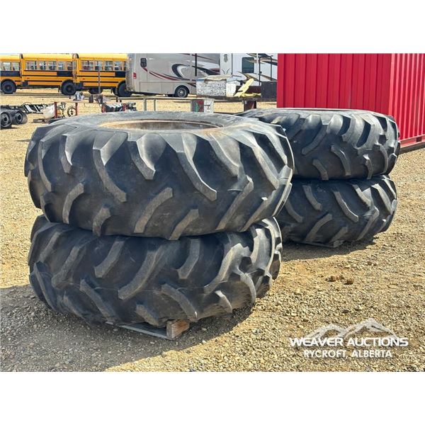 (4) GOODYEAR 23.1-30 TRACTOR TIRES & RIMS