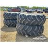 Image 2 : (4) GOODYEAR 23.1-30 TRACTOR TIRES & RIMS