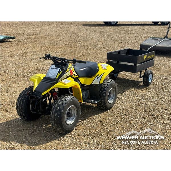 SUZUKI LT80 2 STROKE ATV W/ TRAILER
