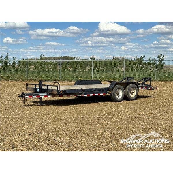 2010 T/A FLAT DECK TRAILER W/ RAMPS