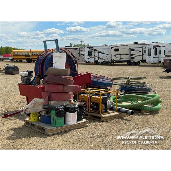 (2) 4 INCH DIESEL ROBIN WATER PUMPS
