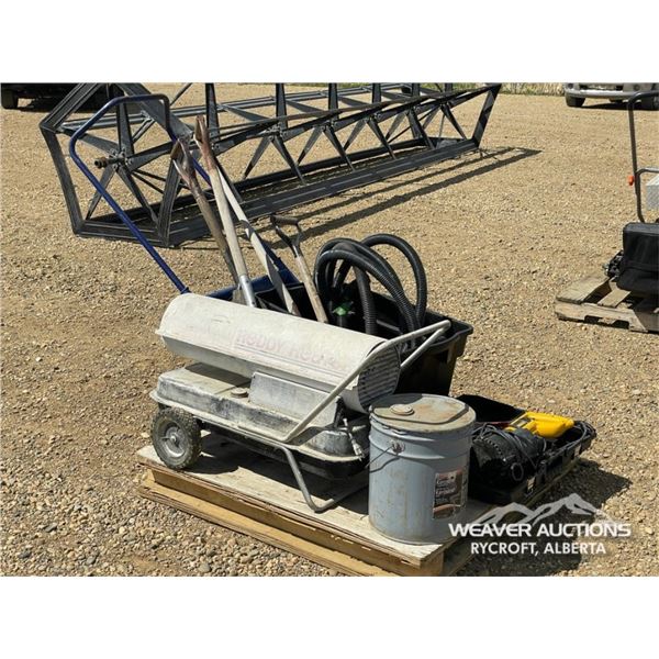 REDDY HEATER W/MISC TOOLS