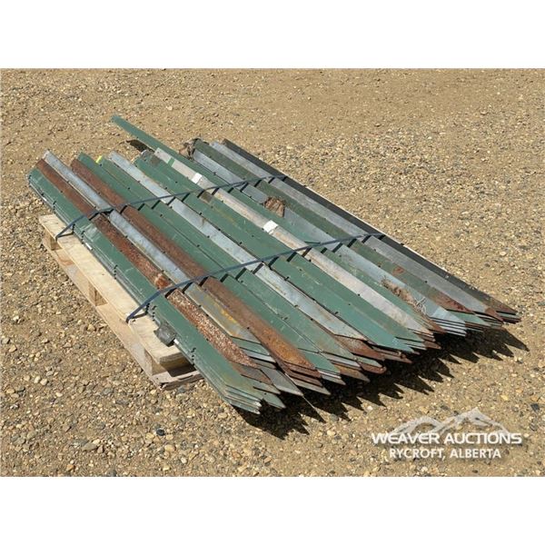 QTY OF STEEL FENCE POSTS