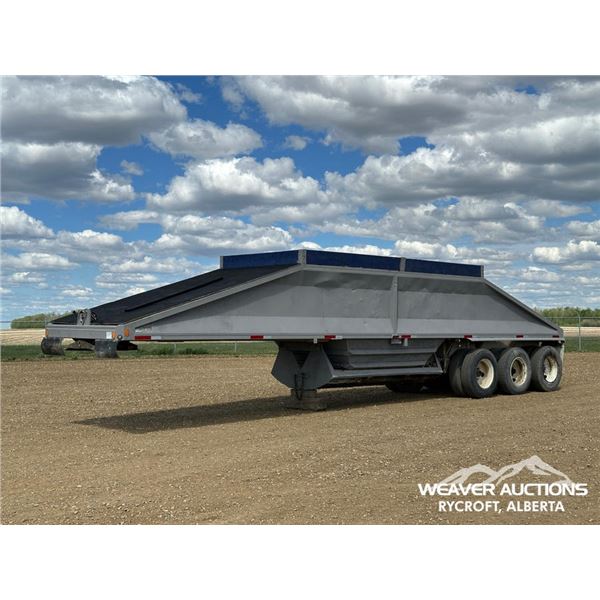 1990 MIDLAND 40 FT. TRIDEM BOTTOM DUMP TRAILER