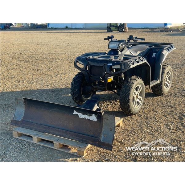 2009 POLARIS SPORTSMAN 550 ATV W/ BLADE