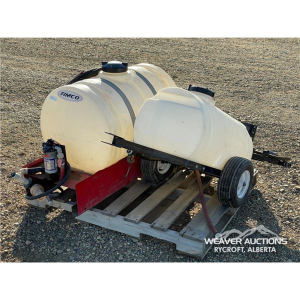 (1) PULL BEHIND SPRAYER & (1) FIMCO SKID SPRAYER