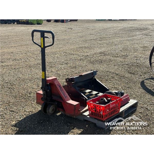 5TH WHEEL DSP HITCH W/INDUSTRIAL PALLET JACK