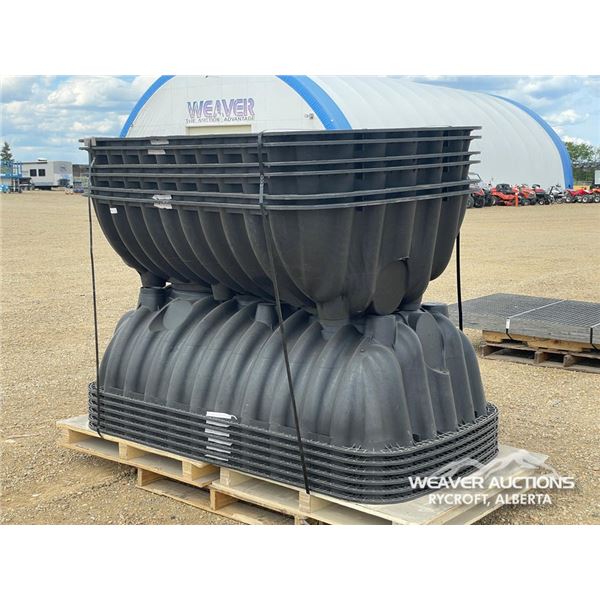 (6) 1500L BLACK WATER SEPTIC TANKS