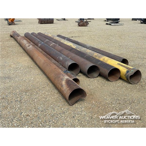 (6) 12 IN. & (1) 8 IN. LENGTH OF PIPE