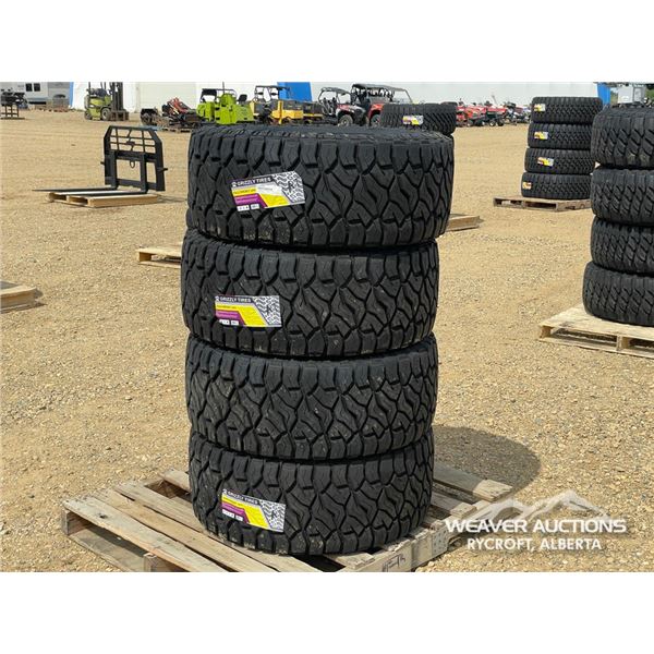 (4) GRIZZLY 33X12.50R20 TIRES