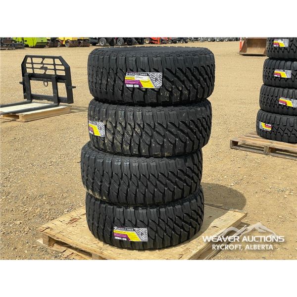 (4) GRIZZLY 33X12.50R20 TIRES