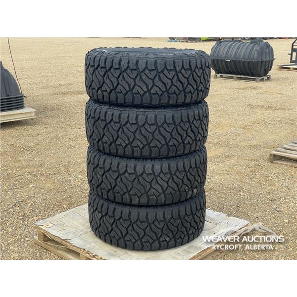 (4) GRIZZLY 33X12.50R18 TIRES