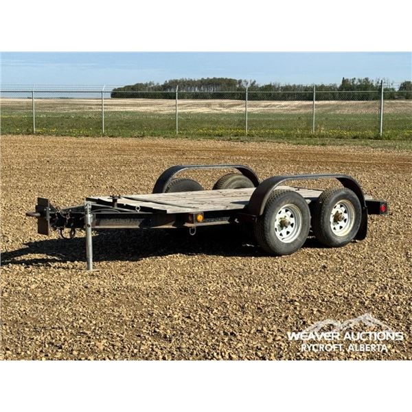T/A 10 FT FLAT DECK TRAILER