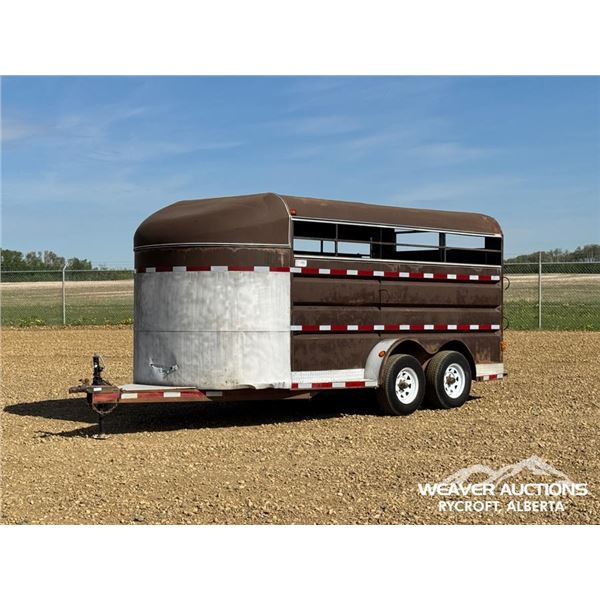 1997 GOERTZEN 16 FT. T/A LIVESTOCK TRAILER