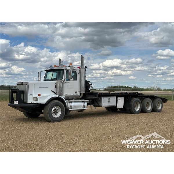 2000 WESTERN STAR TRIDRIVE TEXAS BED WINCH TRACTOR
