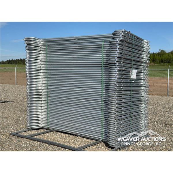 (57) 9 FT. 6 IN. GALVANIZED LIVESTOCK PANELS