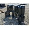 Image 4 : (3) TOMBSTONE ROUND BALE FEEDERS