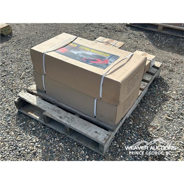 (2) 3.5T FLOOR JACKS, (2) SOCKET SETS