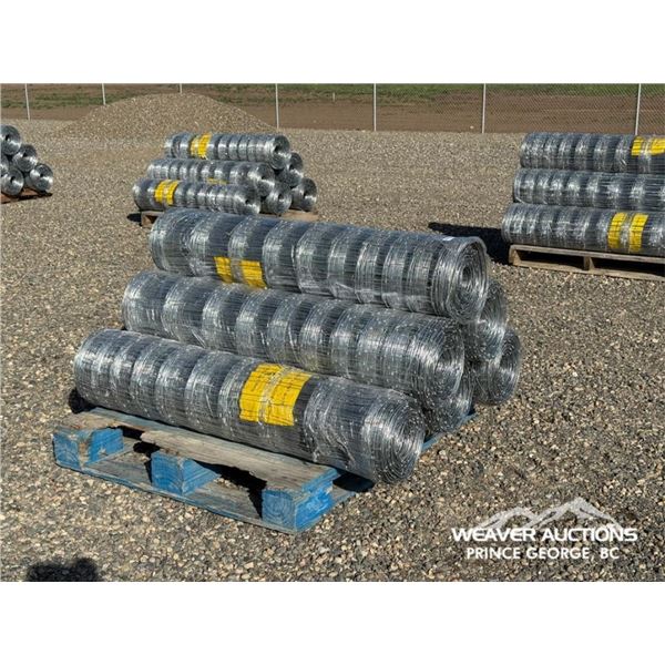 (6) ROLLS OF 4 FT. X 330 FT. PAGE WIRE