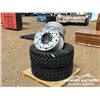 Image 1 : (2) BOTO 385/65R22.5 STEER TIRES W/RIMS