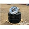 Image 3 : (2) BOTO 385/65R22.5 STEER TIRES W/RIMS