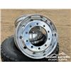 Image 5 : (2) BOTO 385/65R22.5 STEER TIRES W/RIMS