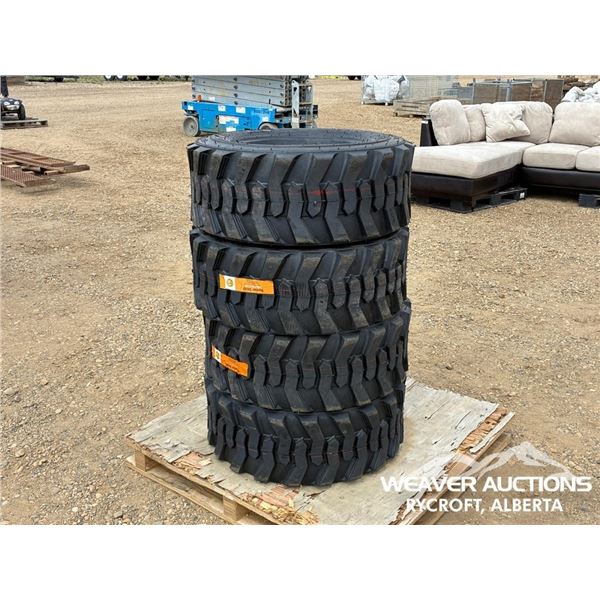 (4) WRANGLER 12-16.5 SKID STEER TIRES